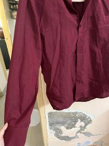 Burgundy Shirt For Both Men Nd Women🤎