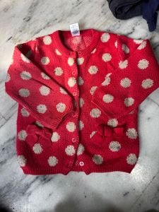 Cute Polka Dot Cardigan