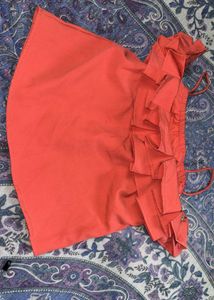 Pink Ruffle Tank Top