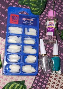 Combo......Packs ✨ Nail Tips &amp; Thinner With 💅