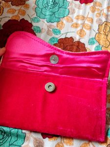 Pink Ethnic Clutch