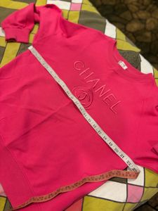 Chanel Pink Sweatshirt