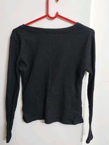 Black Long Sleeve Top