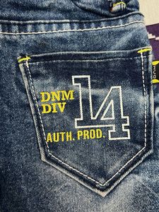 Kids&#39; Graphic Sequin Denim Jeans with Drawstring