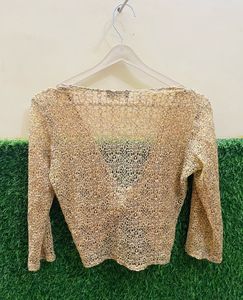 ELEGANT TIE UP TOP FOR WOMEN