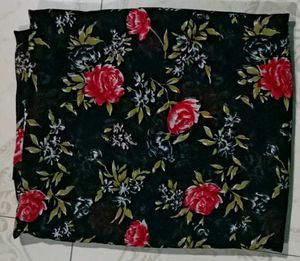 Floral Print Saree