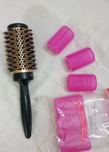 COMBOO OFFER BRUSH WITH HAIR ROLLERS