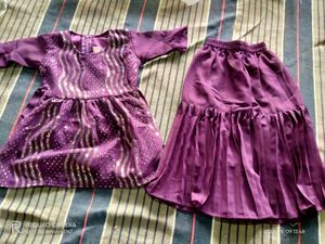Printed Kurta &amp; Sharara Set
