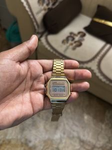 Casio A158 Gold Digital Watch