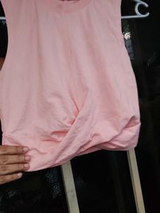 Pink Crop Top