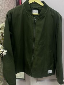 Olive Green Bomber Jacket