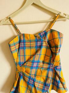 Plaid Cami Top