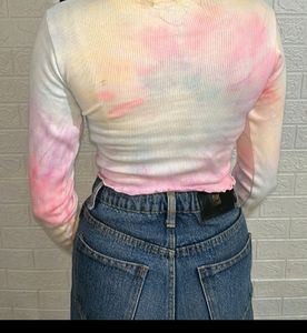 Tie And Die College Girl Top