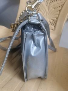 Silver Sling Bag Party Wear Festive Approved