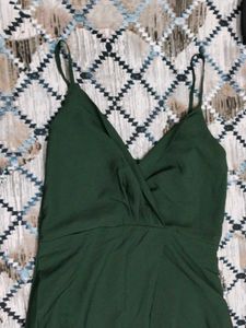 Green Slip Dress