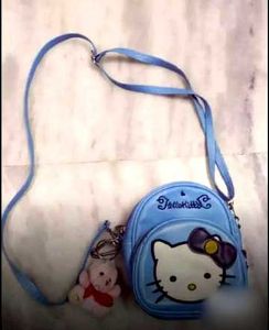 Hello Kitty Blue Sling Bag &amp; Backpack | Fre