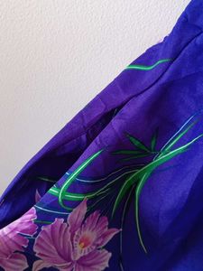 Hawaiin Orchid Print Floral Dress From Hawaii