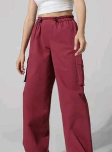 ONLY Pink Wide Leg Cargo Pants