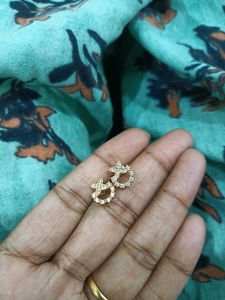 silver with rose gold platted