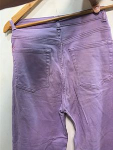 Lavender Wide Leg Jeans