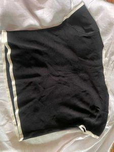Black &amp; White Trim Top