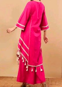 Embroidered Kurta Palazzo Sets