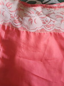 Beautiful Peach Saree