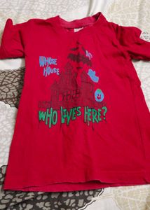 Red Shirt, Tshirt, Sleeveless And Blue Tshirt