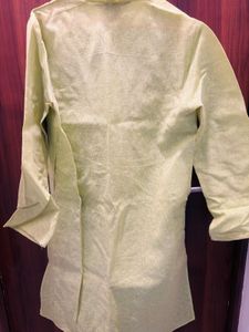Casual Green Cotton Kurta