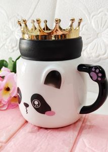 Cute Panda Coffee mug with lid