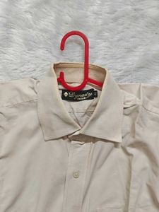 Dynasty Beige Formal Shirt | 40
