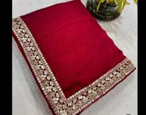 wedding wear saree with blouse