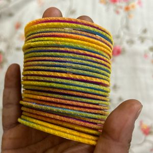 Multi-color Glass Bangles(kaanch Ki Churhi)
