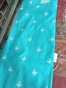 Teal Embroidered Salwar Kameez