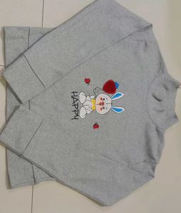 Cute Bunny Graphic Sweatshirt