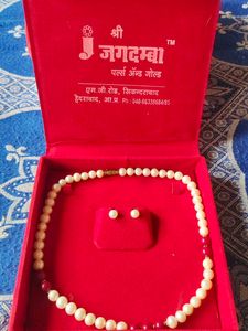 New With Tag|Pure Pearl Set From Jagdamba