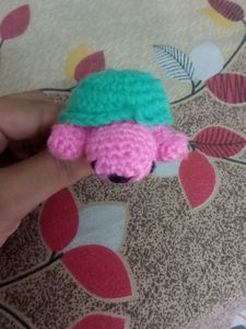 Crochet Mushroom Keychain