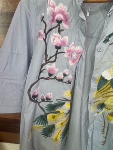 Floral Embroidered Shirt-free Westside Sheet Mask