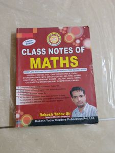 Maths Book By Rakesh Yadav