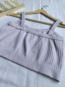 Lavender Crop Top