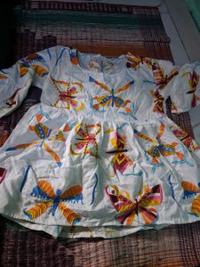 Butterfly Print Top