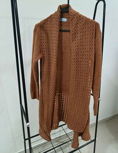 Wool Brown Shrug