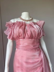 Soft Organza Pink Premium Dress