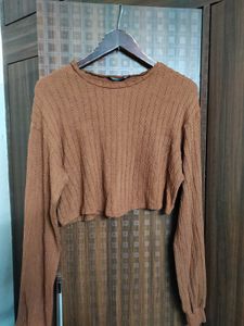 SALE 🛍️ Shein Brown Crop Top