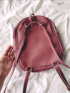 Girls Mauve Mini Backpack