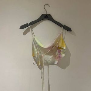 ZARA Satin Backless Top