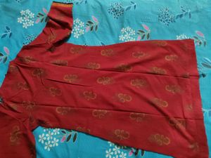 Vibrant Red Kurti♥