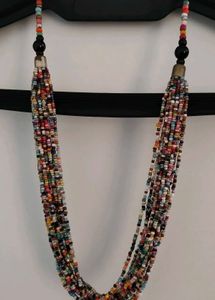 Boho Chic Wooden Beaded Necklace + 1 Free