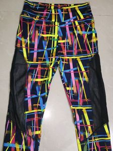 Active Wear Multicolour Gym Pants