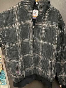 Black Check Jacket For Men